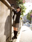 blazer blouse bookbag costume inamura_moto kneesocks pleated_skirt school_uniform skirt sweater tie rating:Safe score:0 user:nil!