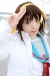 coat cosplay hairband hair_ribbons sailor_uniform school_uniform suzumiya_haruhi suzumiya_haruhi_no_yuuutsu tsukimiya_usagi rating:Safe score:0 user:nil!