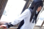 akemi_homura cosplay hairband kanda_midori puella_magi_madoka_magica school_uniform rating:Safe score:6 user:xkaras