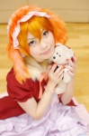 animal_ears cosplay dog_ears dress forest hoodie kaieda_kae mayuzumi_kaoru orange_hair stuffed_animal teddy_bear rating:Safe score:0 user:nil!
