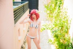 bikini cosplay love_live!_school_idol_project mike nishikino_maki red_hair school_idol_~krasivie~ side-tie_bikini swimsuit rating:Safe score:2 user:nil!
