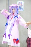book bows cosplay dress hat maxazi-k patchouli_knowledge purple_hair ribbons slip touhou twintails rating:Safe score:2 user:pixymisa