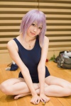 cosplay kaieda_kae lollipop one-piece_swimsuit purple_hair rosario+vampire school_swimsuit shirayuki_mizore swimsuit rating:Safe score:3 user:nil!