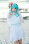 blouse blue_hair cosplay hairband miniskirt original skirt zero_inch rating:Safe score:0 user:nil!