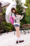 backpack blouse cardigan dgc_0850 hoshimura_ayumi loose_socks pleated_skirt school_uniform skirt socks tie umbrella rating:Safe score:0 user:nil!