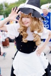 apron blonde_hair cosplay dress kanata kirisame_marisa touhou witch_hat rating:Safe score:0 user:pixymisa