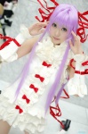 al_azif cosplay demonbane dress kneehighs pantyhose purple_hair ribbons tsugihagi_mishin rating:Safe score:0 user:nil!