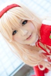 blonde_hair choker cosplay dress hairband macross macross_frontier renta sheryl_nome rating:Safe score:0 user:pixymisa