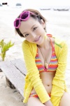 beach bikini cleavage hirano_aya hoodie sunglasses swimsuit ys_web_390 rating:Safe score:1 user:nil!