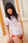 aoi_miku bikini_bottom dgc_0848 gym_uniform swimsuit tshirt vaulting_horse rating:Safe score:1 user:nil!