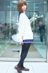 anegasaki_nene cardigan cosplay love_plus pantyhose pleated_skirt rinami sailor_uniform school_uniform skirt rating:Safe score:5 user:nil!