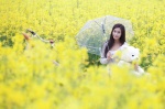 kim_ha-yul stuffed_animal teddy_bear umbrella rating:Safe score:0 user:mock