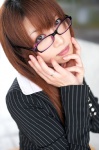 blazer blouse cosplay glasses iori original rating:Safe score:0 user:nil!