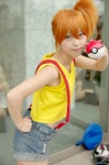 cosplay kasumi_(pokemon) orange_hair pokeball pokemon shorts side_ponytail suspenders tank_top tomoyo rating:Safe score:0 user:nil!
