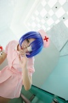 blue_hair cosplay dress eyepatch ikkitousen kagami_sou nurse nurse_cap nurse_uniform pantyhose ryomou_shimei rating:Safe score:1 user:nil!