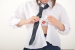 blouse bra nomura_aino open_clothes pleated_skirt school_uniform skirt tie rating:Safe score:0 user:nil!
