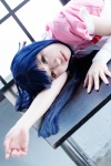 apron bandage blouse blue_hair choco cosplay grey_eyes super_dangan-ronpa_2 tsumiki_mikan rating:Safe score:0 user:pixymisa