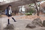 blouse bookbag coat kneesocks pleated_skirt scarf school_uniform skirt takasugi_kana rating:Safe score:0 user:nil!