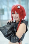 braid cosplay croptop detached_sleeves gomamama kurosaki_mea red_hair to_love-ru rating:Safe score:0 user:nil!