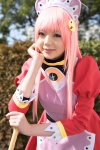 apron broom cosplay diebuster maid maid_uniform namada nono pink_hair rating:Safe score:0 user:darkgray