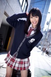 blouse bookbag cardigan dgc_0845 kishi_aino pleated_skirt school_uniform skirt tie rating:Safe score:0 user:nil!