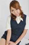 4k-star_076 blouse makibashi_miki miniskirt pantyhose ponytail sheer_legwear skirt vest rating:Safe score:0 user:nil!