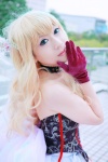 blonde_hair choker cosplay dress gloves macross macross_frontier ruffles sheryl_nome torai_aki rating:Safe score:0 user:nil!