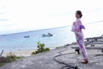 beach ocean ponytail shinozaki_ai ys_web_513 yukata rating:Safe score:1 user:nil!
