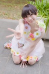 aisu cosplay dress flowers pantyhose petticoat sleeveless s/mileage wada_ayaka_(cosplay) rating:Safe score:1 user:pixymisa
