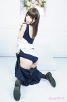 ass cosplay kurasaka_kururu original pleated_skirt skirt thighhighs white_legwear rating:Safe score:5 user:Kryzz