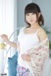 4k-star_294 bed camisole katsuragi_mio ponytail robe shorts rating:Safe score:1 user:nil!