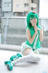 ai_(vi) bloomers cosplay green_hair hairband tagme_character tagme_series tank_top thighhighs rating:Safe score:3 user:nil!