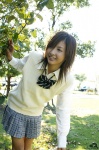 blouse costume miniskirt nagasaki_rina pleated_skirt school_uniform skirt sweater_vest rating:Safe score:0 user:nil!