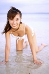 azuzaiku beach bikini cleavage ocean side-tie_bikini swimsuit wet yamamoto_azusa rating:Safe score:0 user:nil!