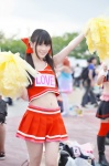 cheerleader_uniform cosplay croptop hairbows pleated_skirt pom_poms popuri skirt tagme_character tagme_series tank_top twintails rating:Safe score:1 user:nil!