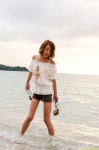 beach blouse dgc_0929 nao_(iv) ocean shorts wet rating:Safe score:0 user:nil!