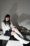 blouse cosplay katou_mari kneesocks original pleated_skirt sailor_uniform scarf school_uniform skirt rating:Safe score:0 user:pixymisa
