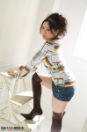 blouse boots denim girlz_high kurosawa_jennifer miniskirt skirt rating:Safe score:0 user:nil!