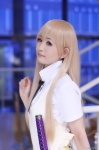 apron blonde_hair blouse cosplay hiyori katana sword todoroki_yachiyo working!! rating:Safe score:0 user:nil!