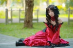 boots cosplay fate/hollow_ataraxia fate/series gown hair_ribbons maropapi tohsaka_rin twintails rating:Safe score:0 user:nil!