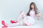 akiland apron cosplay dress itsuki_akira maid maid_uniform original thighhighs white_legwear zettai_ryouiki rating:Safe score:0 user:nil!