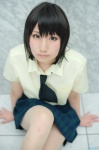 blouse boku_wa_tomodachi_ga_sukunai cosplay mikazuki_yozora pantyhose pleated_skirt school_uniform skirt yuushi rating:Safe score:0 user:nil!