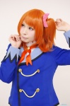 aikatsu! ame blazer blouse cosplay oozora_akari orange_hair school_uniform side_ponytail rating:Safe score:0 user:nil!