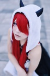 cosplay dress hoodie horns red_hair tagme_character tagme_series utatane_orepa rating:Safe score:0 user:nil!