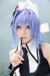 apron blue_hair cosplay crossplay hairband maid maid_uniform otoko_no_ko_wa_meido_fuku_ga_osuki!? sleeveless_blouse tatsuki_(ii) tie vest yuki_(otosuki) rating:Safe score:1 user:pixymisa