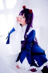 blouse cosplay gokou_ruri hairband mashiro_yuki miniskirt ore_no_imouto_ga_konna_ni_kawaii_wake_ga_nai pantyhose purple_hair purple_legwear shawl skirt rating:Safe score:0 user:nil!