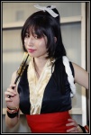 cosplay fan fatal_fury hair_ribbon kunoichi minegishi_saya shiranui_mai rating:Safe score:0 user:pixymisa