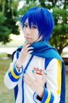 blue_hair coat cosplay crossplay default_costume headset kaito rui scarf vocaloid rating:Safe score:0 user:nil!