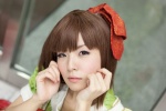 cosplay dress hagiwara_yukiho hairbow idolmaster maitako rating:Safe score:0 user:pixymisa