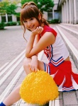 cheerleader_uniform costume pleated_skirt pom_poms ponytail sasaki_nozomi skirt tank_top vyj_81 rating:Safe score:0 user:nil!